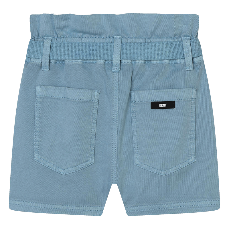 Short en coton et ceinture DKNY 
                    FILLE