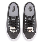 Baskets basses &agrave; lacets KARL LAGERFELD KIDS 
                    FILLE
