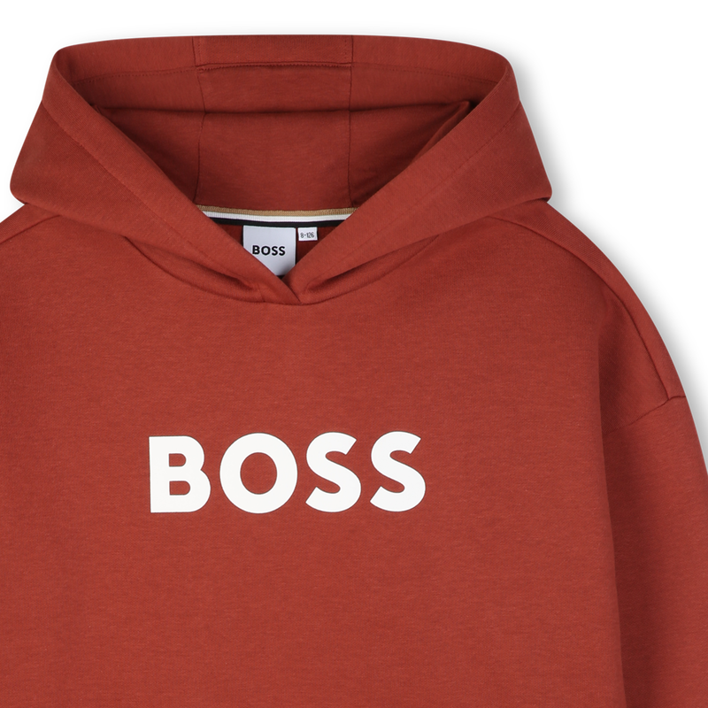 Sweat-shirt-shirt &agrave; capuche BOSS 
                        GARCON