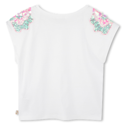 T-shirt &agrave; &eacute;paules orn&eacute;es de sequins BILLIEBLUSH FILLE