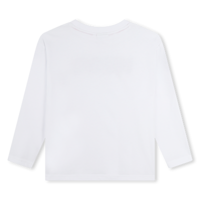 T-shirt avec imprim&eacute; sigle Hugo FILLE