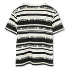 T-shirt &agrave; manches courtes ray&eacute; KARL LAGERFELD KIDS 
                    GARCON