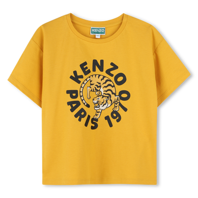 T-shirt manches courtes coton KENZO KIDS FILLE