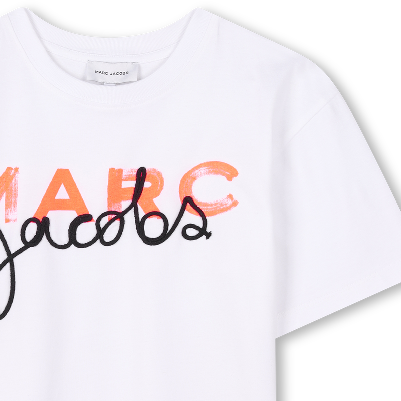 T-shirt &agrave; col rond en coton MARC JACOBS 
                        GARCON