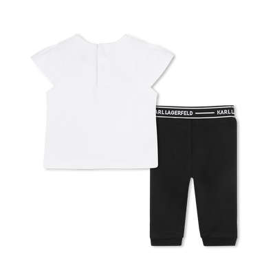 T-shirt et caleçon long KARL LAGERFELD KIDS FILLE