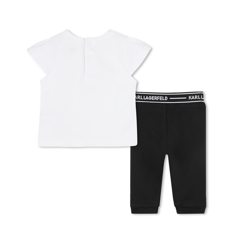 T-shirt et caleçon long KARL LAGERFELD KIDS 
                    FILLE
