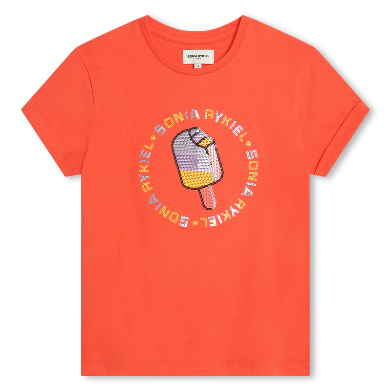T-shirt à imprimé et sequins SONIA RYKIEL 
                    FILLE