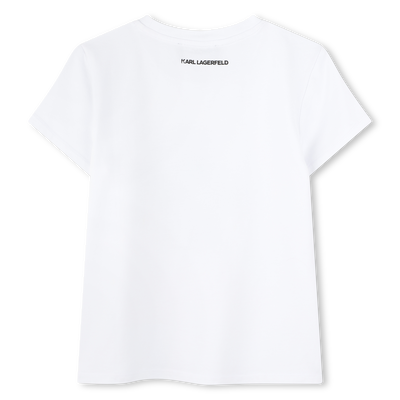 T-shirt &agrave; manches courtes KARL LAGERFELD KIDS FILLE