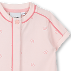 Combinaison-short imprim&eacute;e BOSS 
                    FILLE