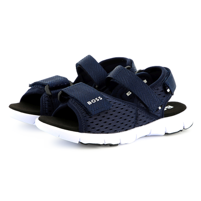 Sandales &agrave; fermeture par bandes auto agrippantes BOSS GARCON