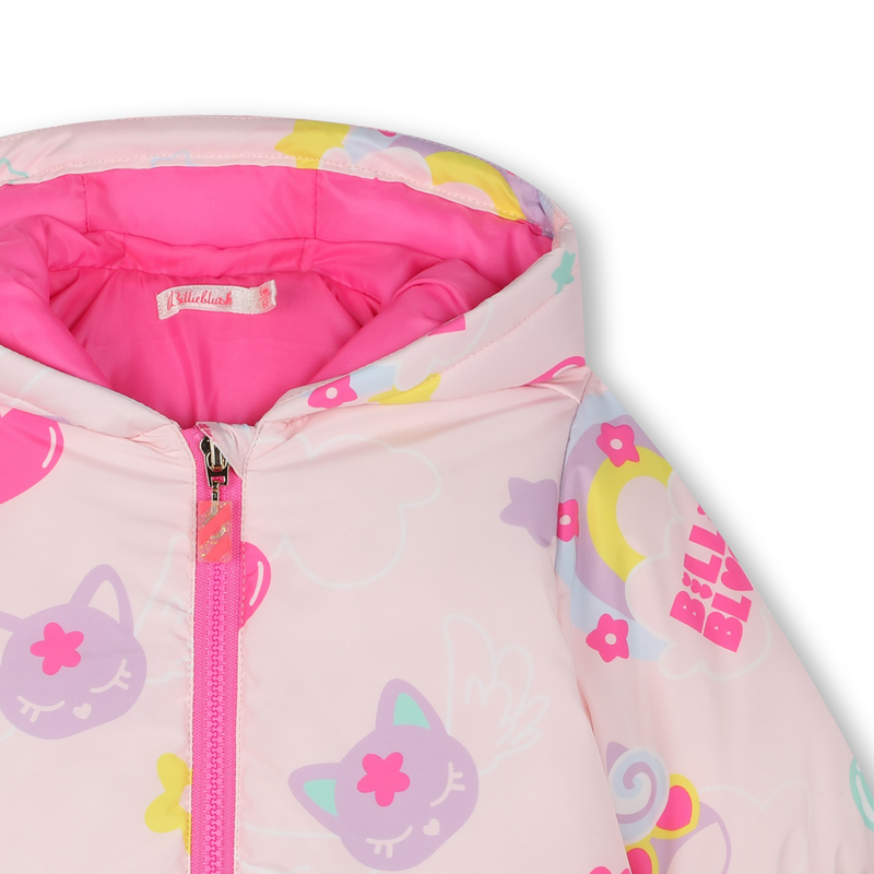 Doudoune imprim&eacute;e &agrave; capuche BILLIEBLUSH 
                        FILLE
