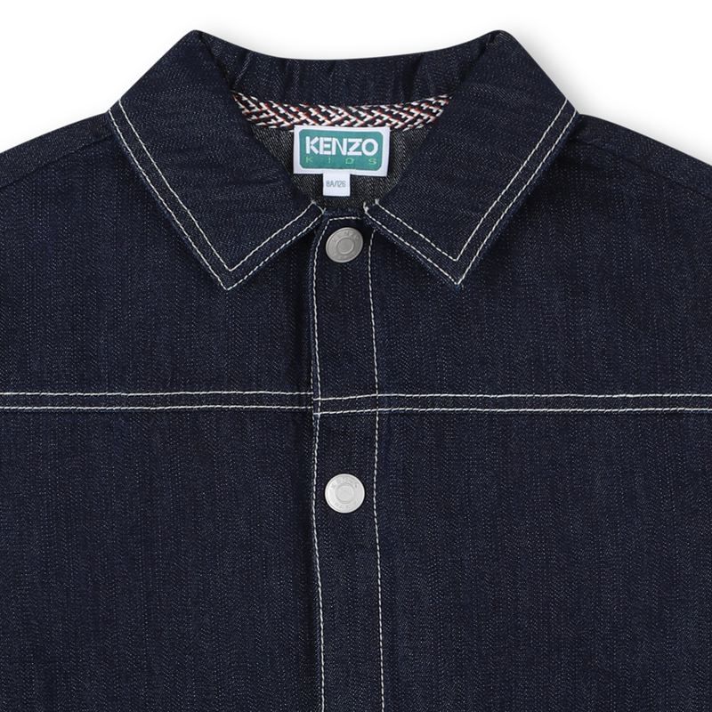 Veste avec fermeture pressionnée KENZO KIDS 
                    GARCON