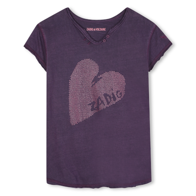 T-shirt imprimé graphique ZADIG & VOLTAIRE FILLE
