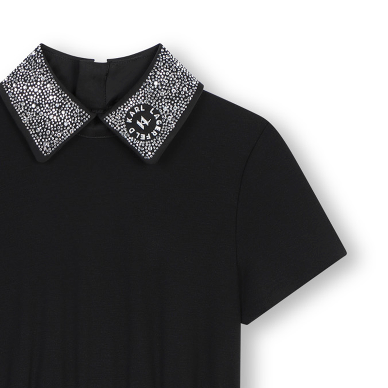 Robe de cérémonie multimatière KARL LAGERFELD KIDS 
                    FILLE