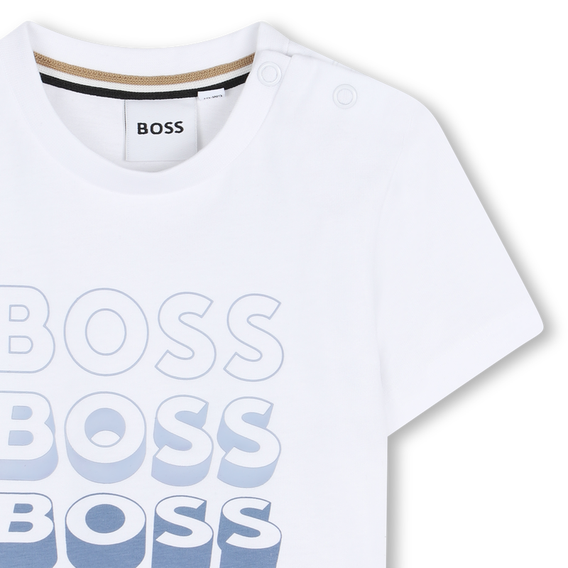 TEE-SHIRT MANCHES COURTES BOSS 
                        GARCON