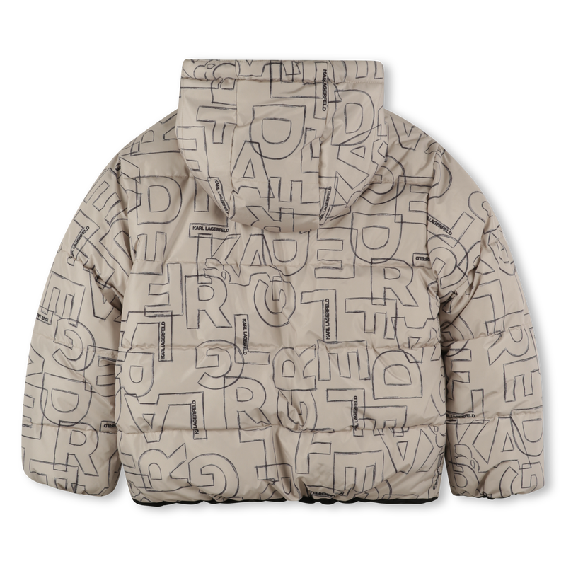 Doudoune réversible à capuche KARL LAGERFELD KIDS 
                    GARCON