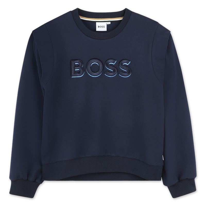 Sweat-shirt brod&eacute; BOSS 
                        FILLE
