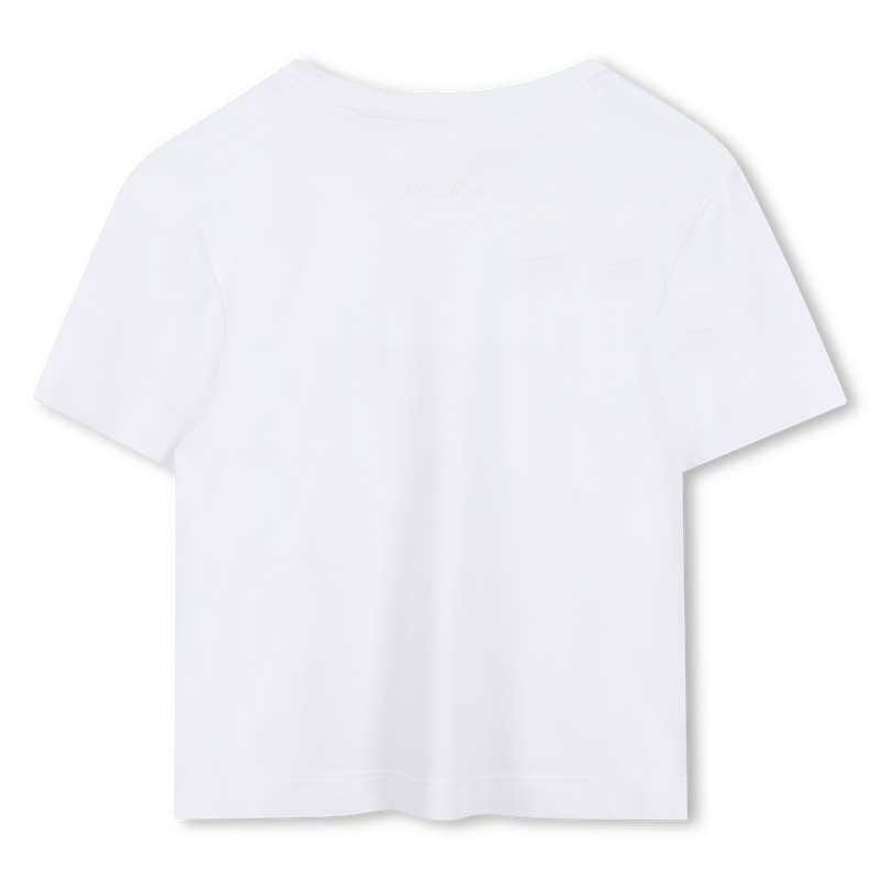 T-shirt à noeud en satin GIVENCHY 
                    FILLE