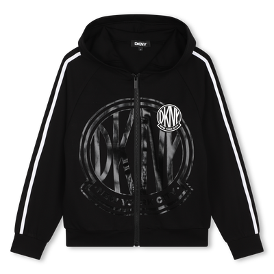 Cardigan zipp&eacute; &agrave; capuche DKNY UNISEXE