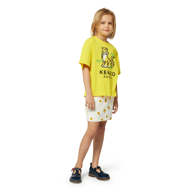 Jupe &agrave; taille &eacute;lastiqu&eacute;e KENZO KIDS 
                        FILLE