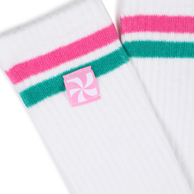 CHAUSSETTES MI-HAUTES KIDS AROUND 
                        FILLE