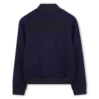 Cardigan en double jersey KARL LAGERFELD KIDS GARCON