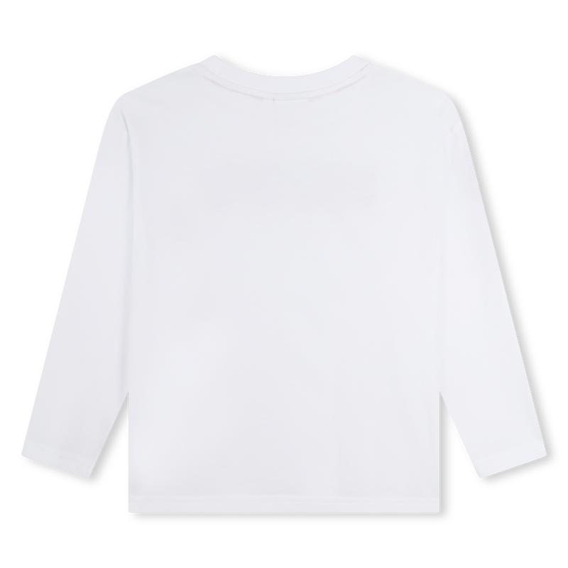 T-shirt avec imprim&eacute; sigle Hugo 
                        FILLE