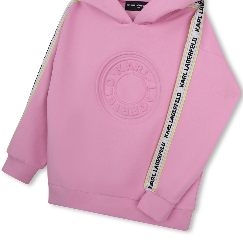 Sweat-shirt &agrave; capuche KARL LAGERFELD KIDS 
                        FILLE