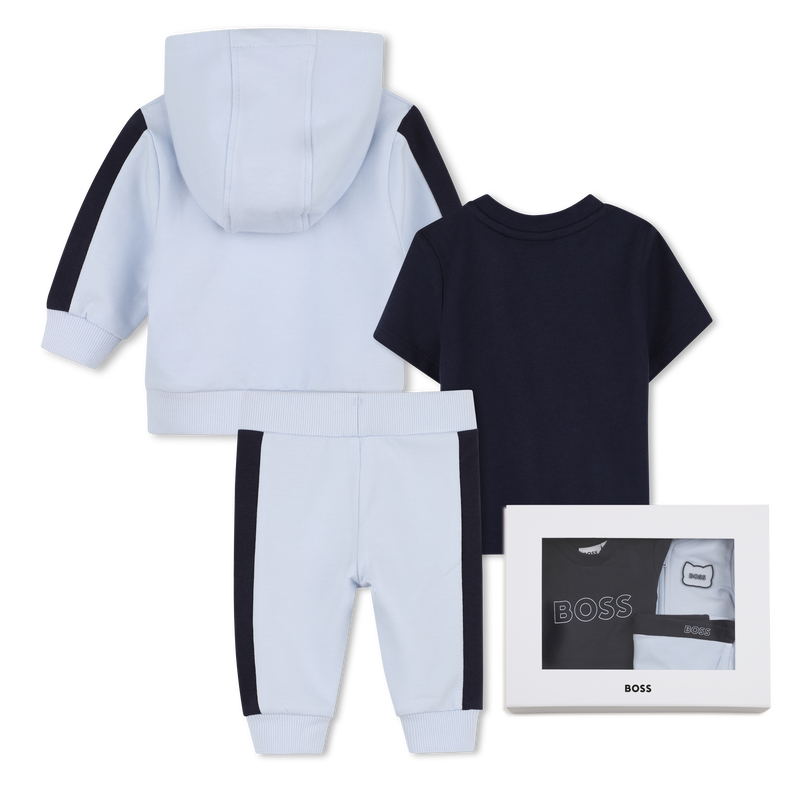 ENSEMBLE CARDIGAN + PANTALON + T-SHIRT BOSS 
                        GARCON