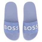 Claquettes sigl&eacute;es BOSS 
                    GARCON