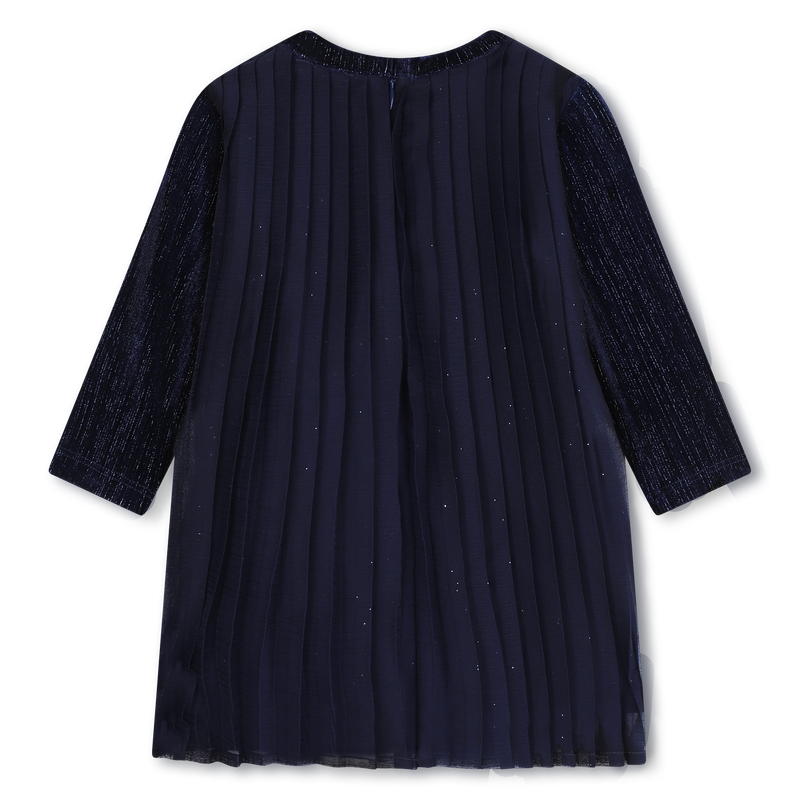 Robe plissée velours brillant CARREMENT BEAU 
                    FILLE