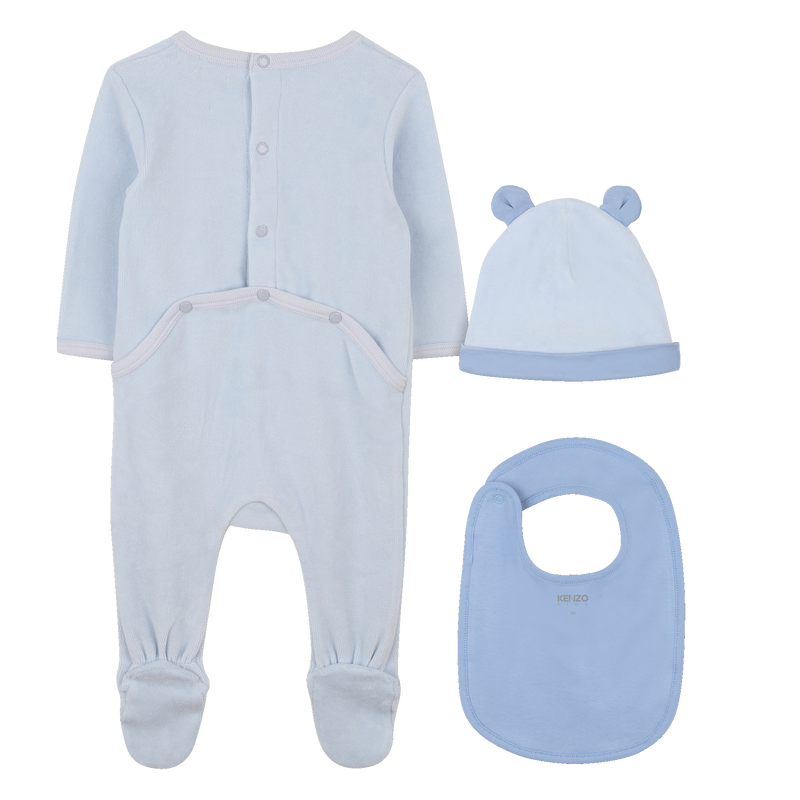 Ensemble pyjama + bonnet + bavoir KENZO KIDS 
                    UNISEXE