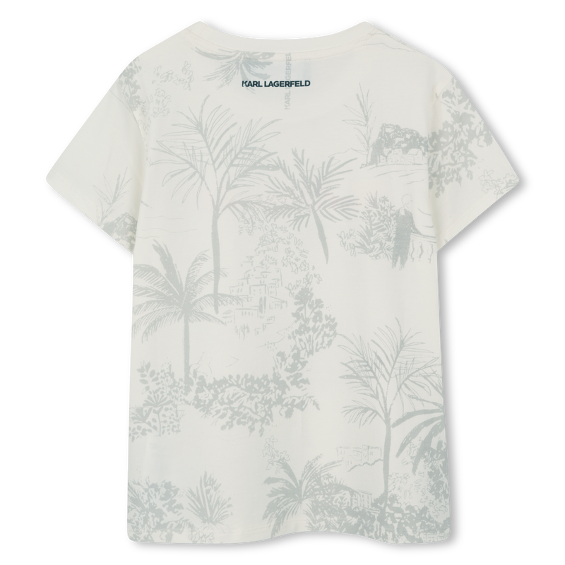 T-SHIRT MANCHES COURTES KARL LAGERFELD KIDS 
                        FILLE