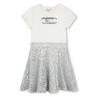 Robe bimati&egrave;re orn&eacute;e de sequins MICHAEL KORS 
                    FILLE