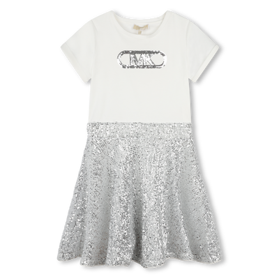 Robe bimati&egrave;re orn&eacute;e de sequins MICHAEL KORS FILLE