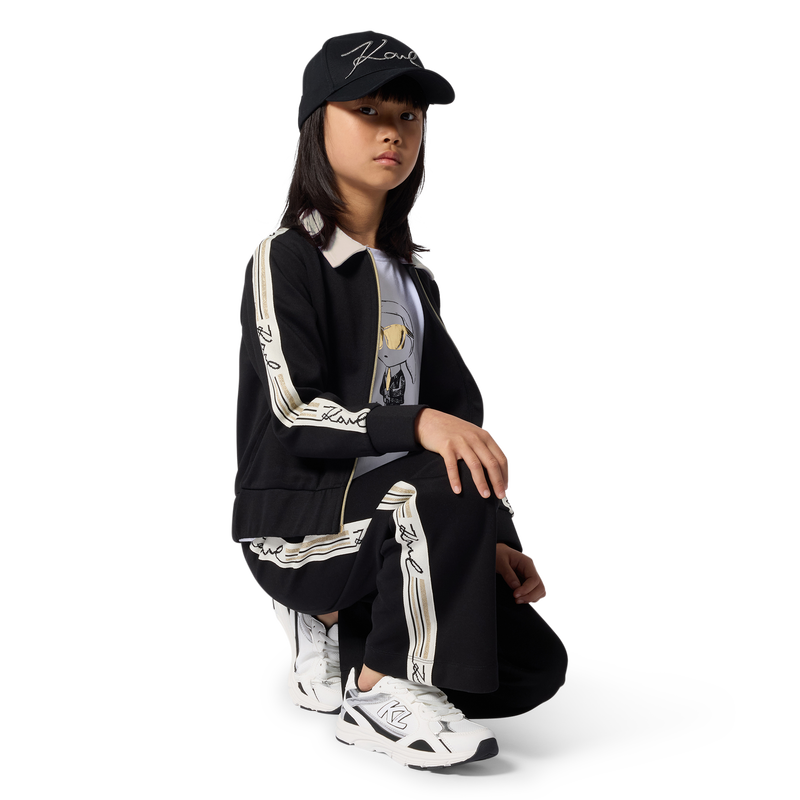 GILET AVEC COL KARL LAGERFELD KIDS 
                        FILLE