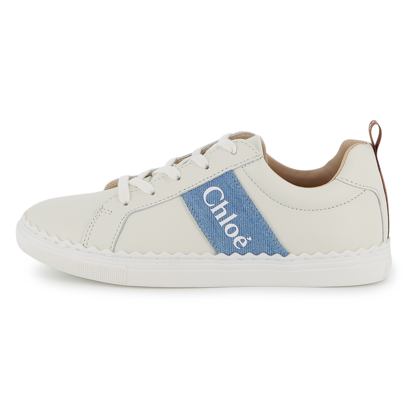 BASKETS EN CUIR DE VACHETTE CHLOE 
                        FILLE