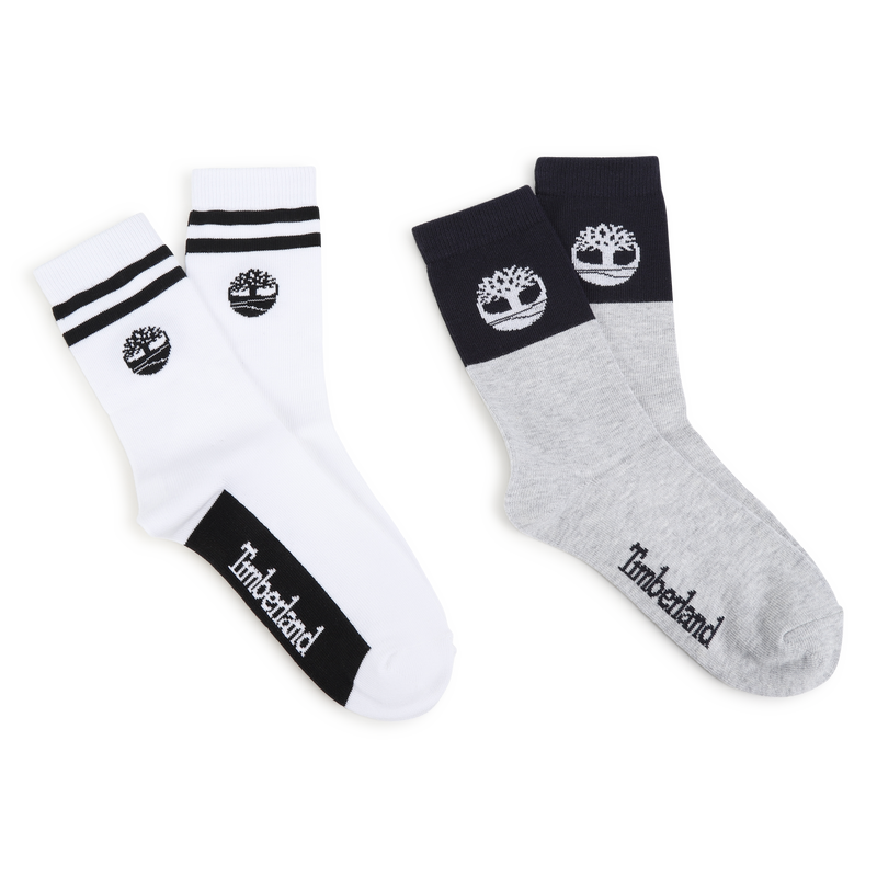 Deux paires de chaussettes TIMBERLAND 
                    GARCON