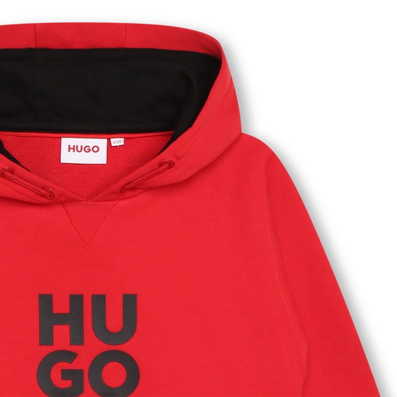 Sweat-shirt à capuche et poche Hugo 
                    GARCON