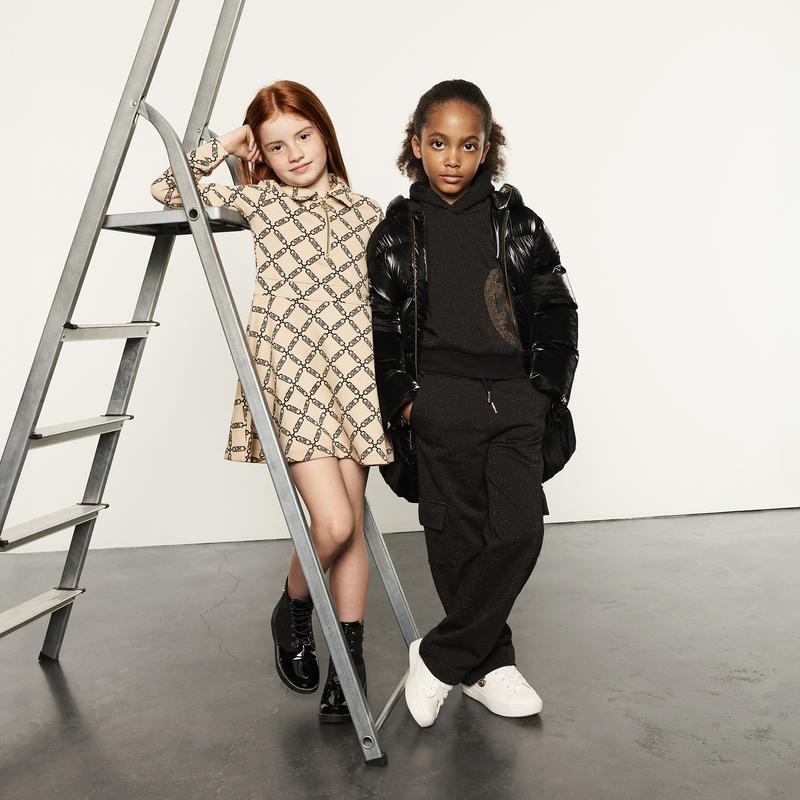Doudoune longue à capuche MICHAEL KORS 
                    FILLE