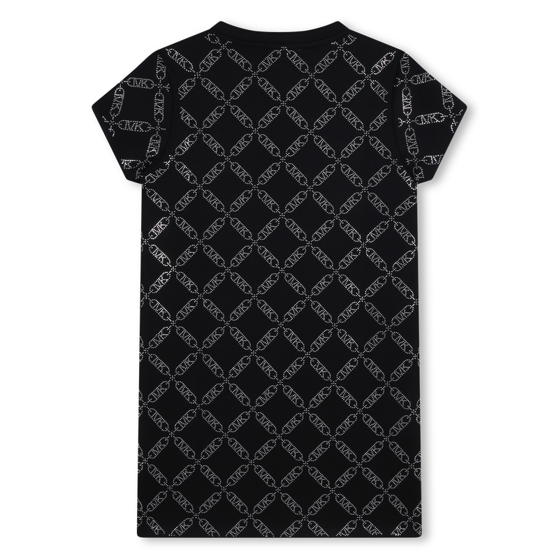 Robe cloutée à manches courtes MICHAEL KORS 
                    FILLE