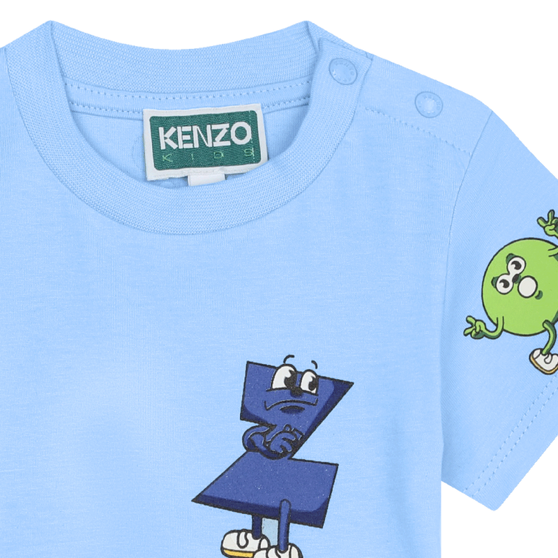 T-shirt coton manches courtes KENZO KIDS 
                    GARCON