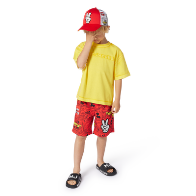 T-shirt en coton avec broderie MARC JACOBS UNISEXE