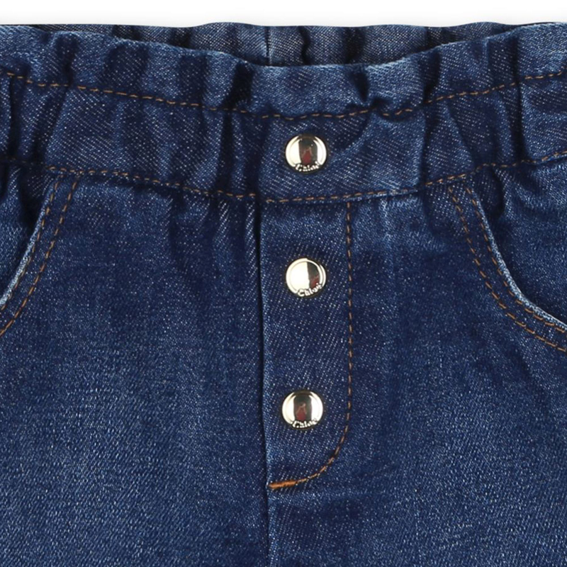 Jean avec tresses et boutons CHLOE 
                    FILLE
