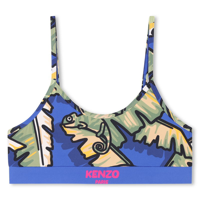 Maillot 2 pi&egrave;ces palmiers KENZO KIDS 
                        FILLE