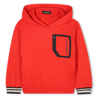 Sweat-shirt &agrave; capuche KARL LAGERFELD KIDS 
                    GARCON