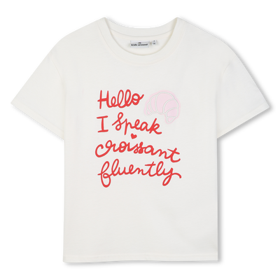 Tee-shirt manches courtes KIDS AROUND FILLE