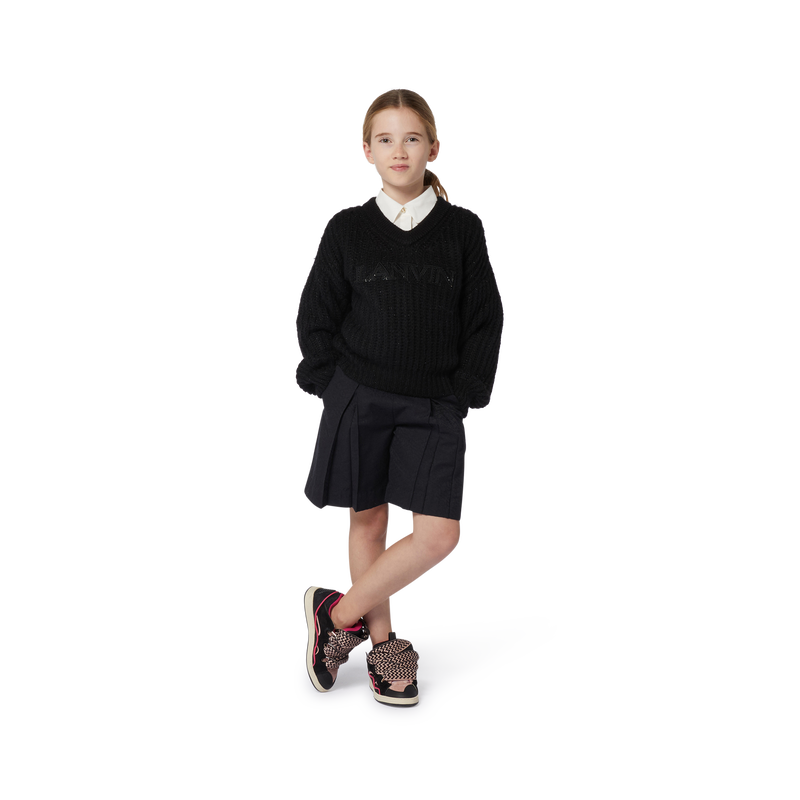 Bermuda évasé avec plis LANVIN 
                    FILLE
