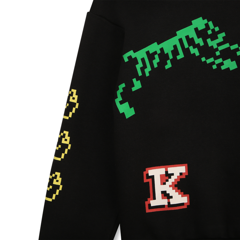 Sweat-shirt en coton imprimé KENZO KIDS 
                    GARCON