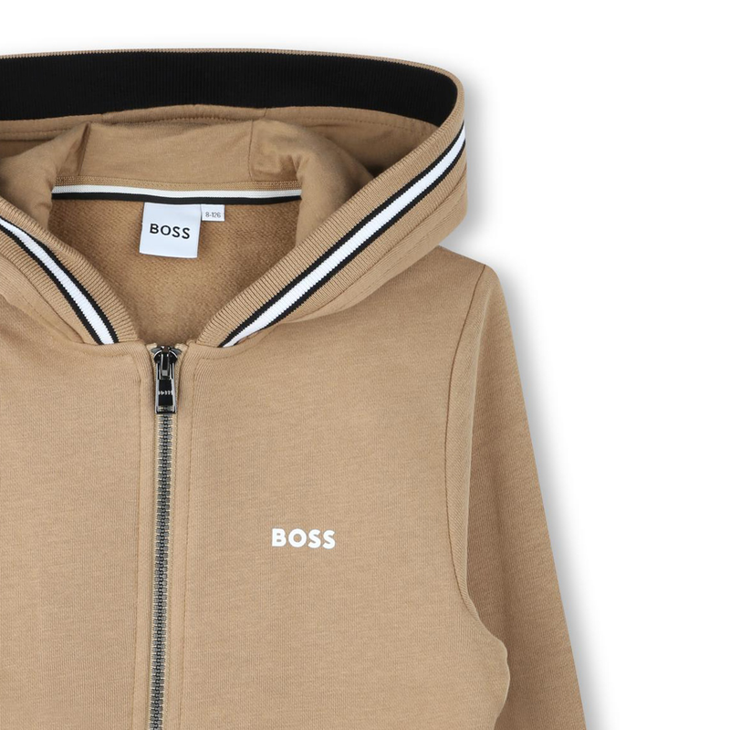 Cardigan zippé à capuche BOSS 
                    GARCON
